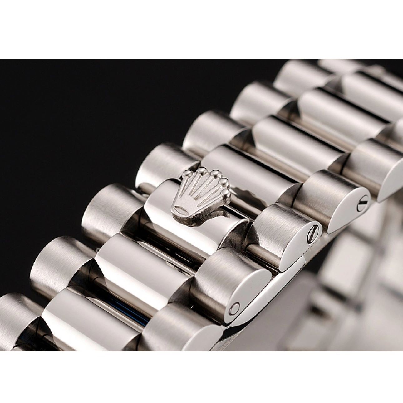AAA replica watch Case Diamond Bracelet White Day-Date Swiss Dial Rolex Steel 1453967 Stainless 0723